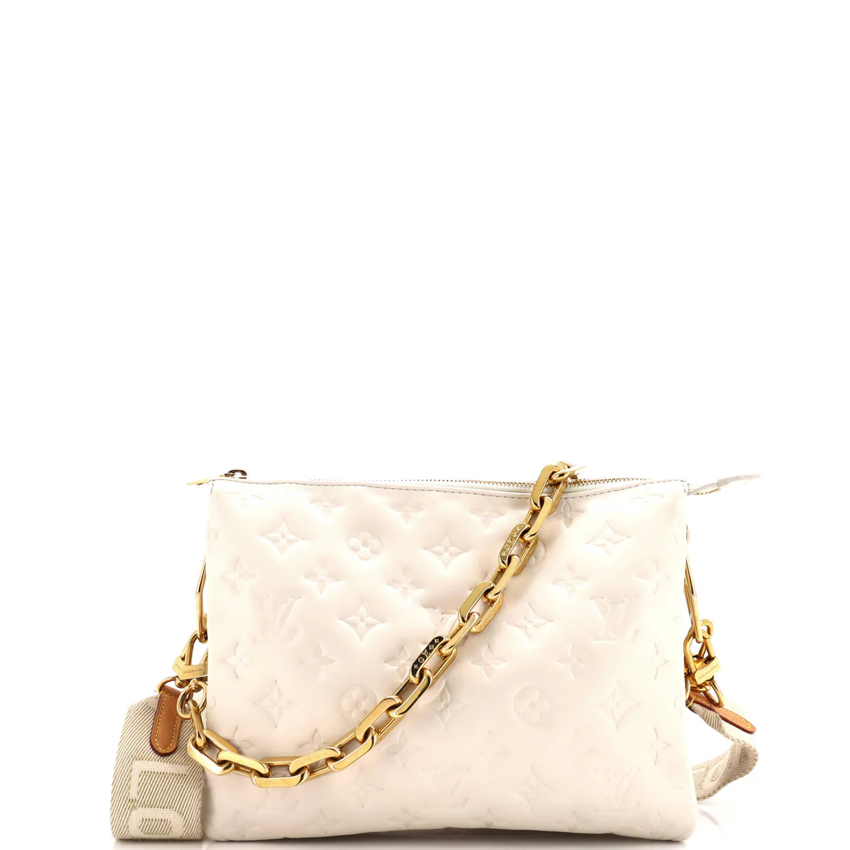 Coussin Bag Monogram Embossed Lambskin PM - Deep Luxury