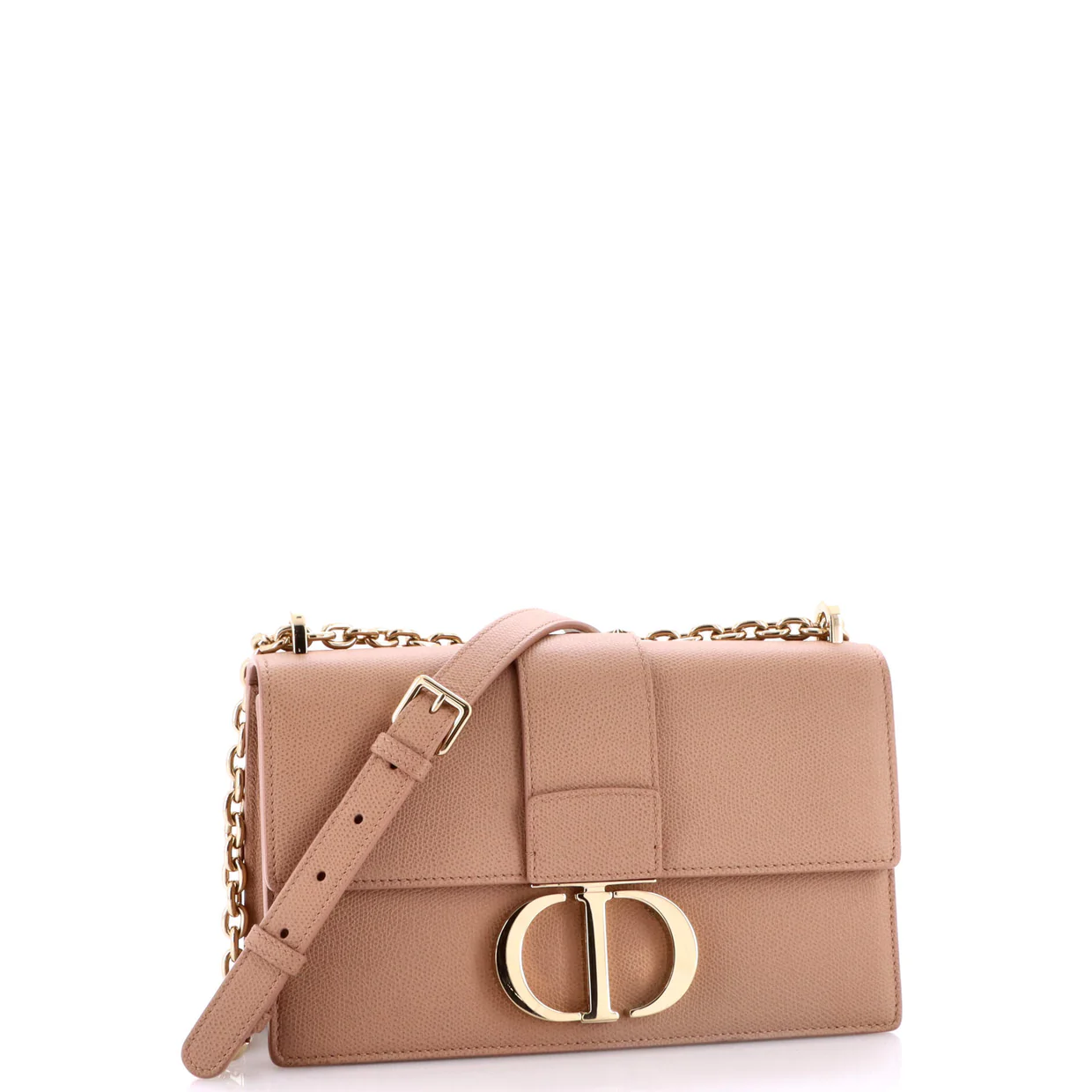 30 Montaigne Chain Flap Bag Leather - Deep Luxury