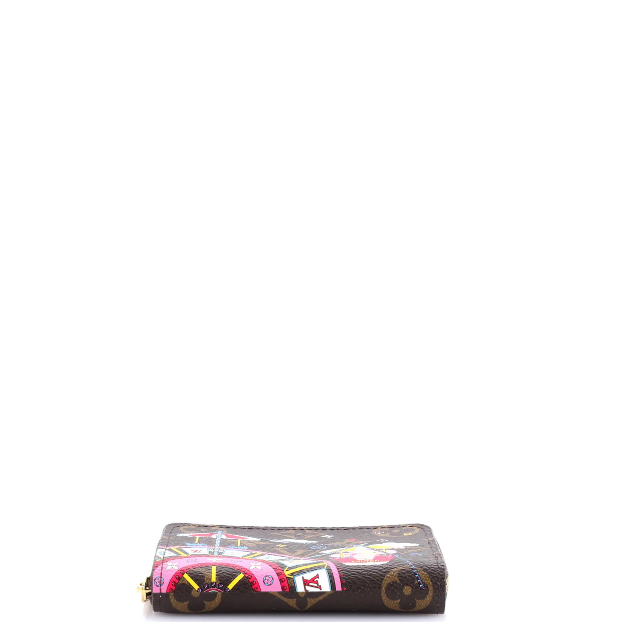 Zippy Coin Purse Limited Edition Vivienne Xmas Monogram Canvas - Deep Luxury