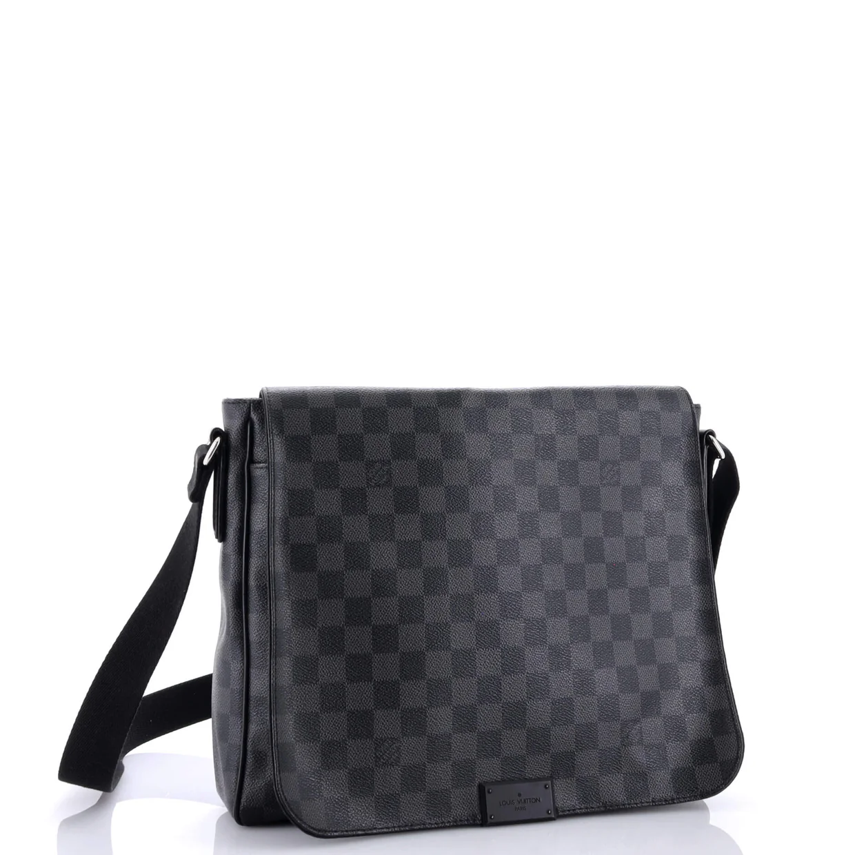 District Messenger Bag Damier Graphite MM - Deep Luxury