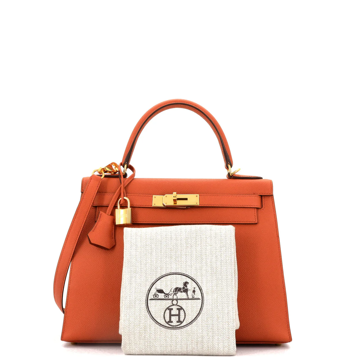 Kelly Handbag Terre Battue Epsom with Gold Hardware 28 - Deep Luxury