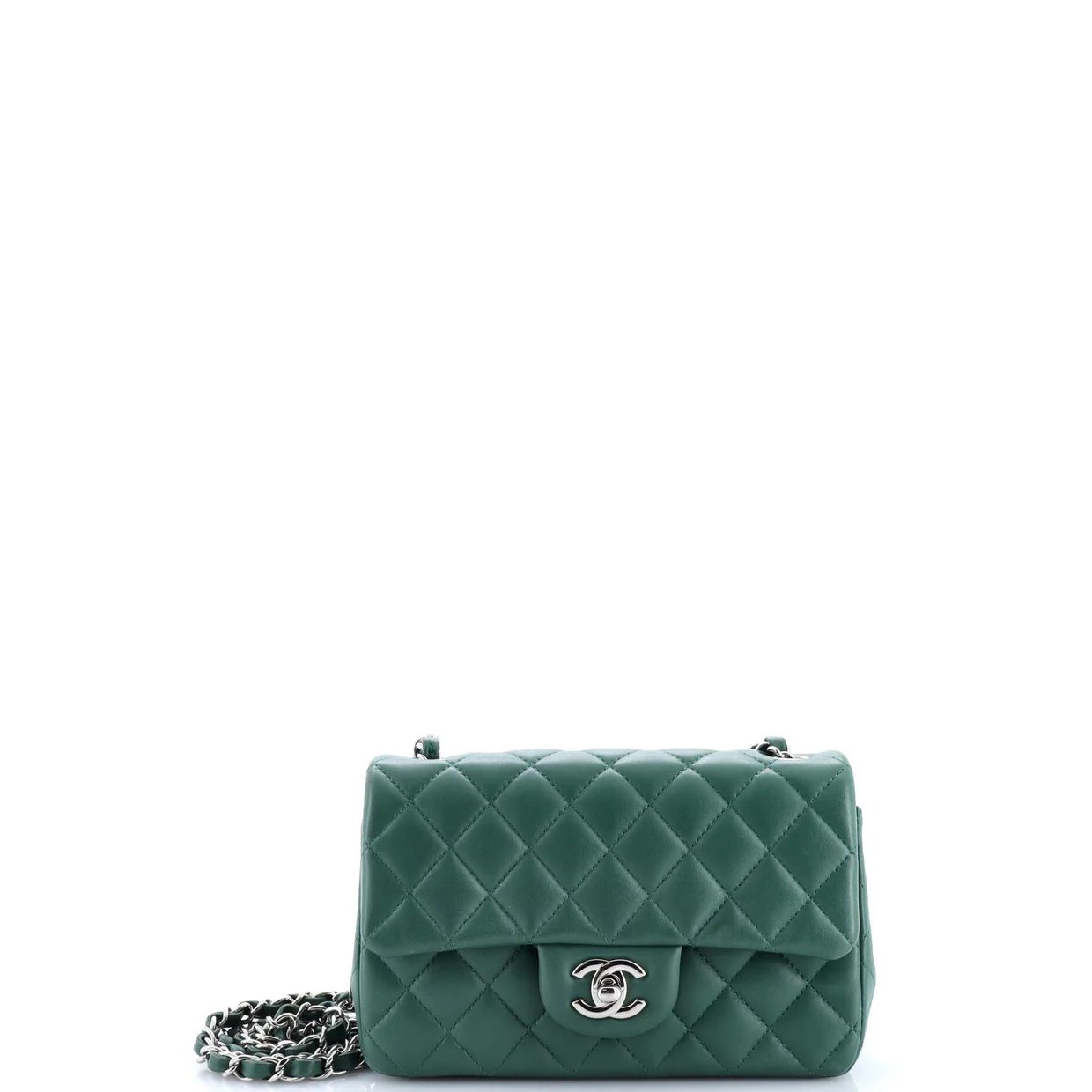 Classic Single Flap Bag Quilted Lambskin Mini - Deep Luxury