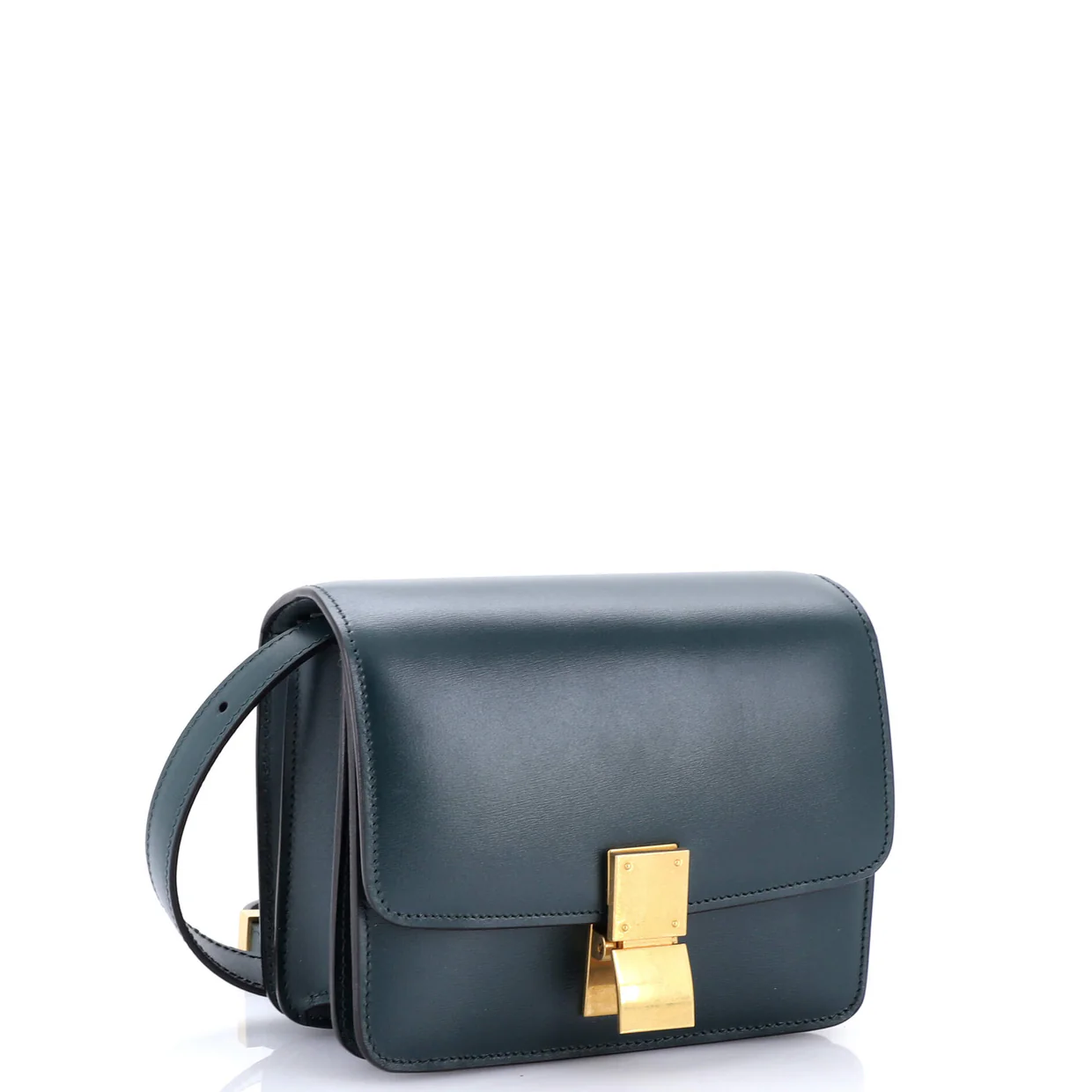 Classic Box Bag Smooth Leather Teen - Deep Luxury