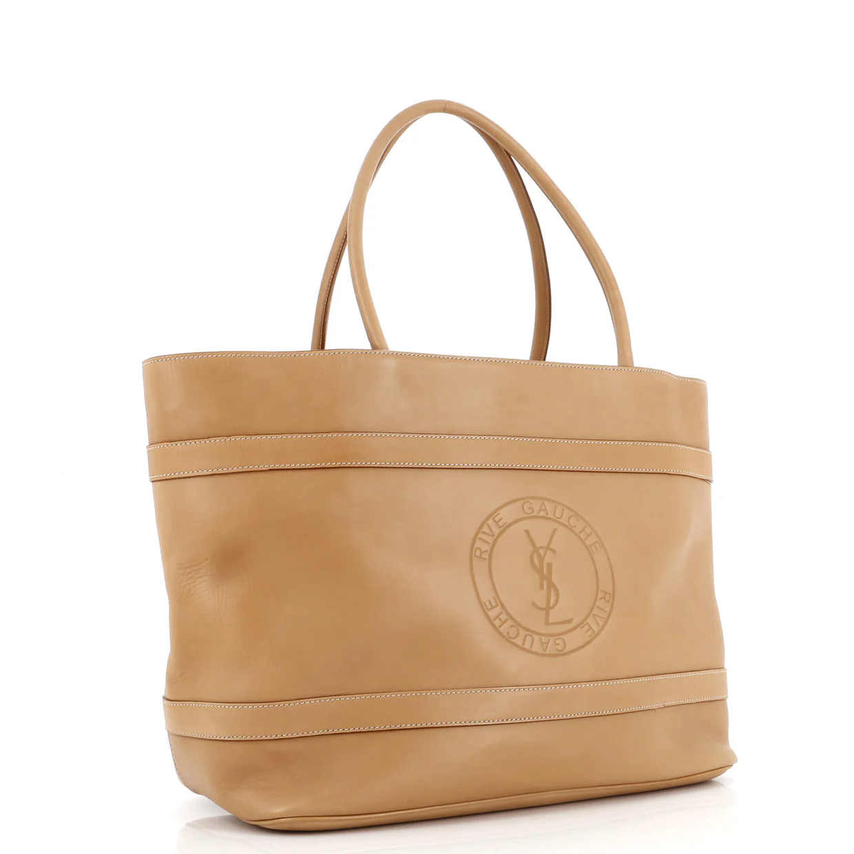 Rive Gauche Tote Bag Leather Large - Deep Luxury