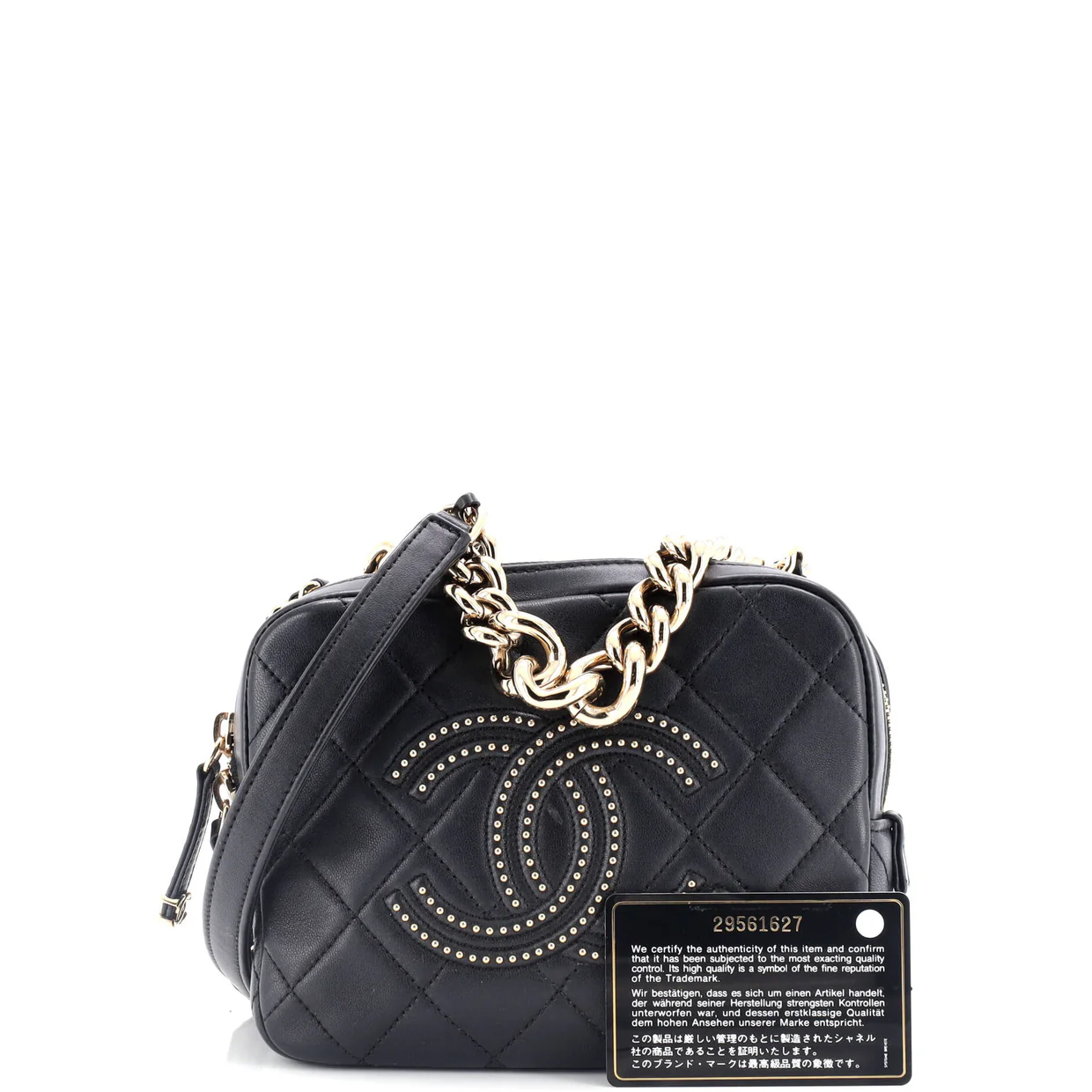 Beauty Begins CC Camera Case Quilted Lambskin - Deep Luxury