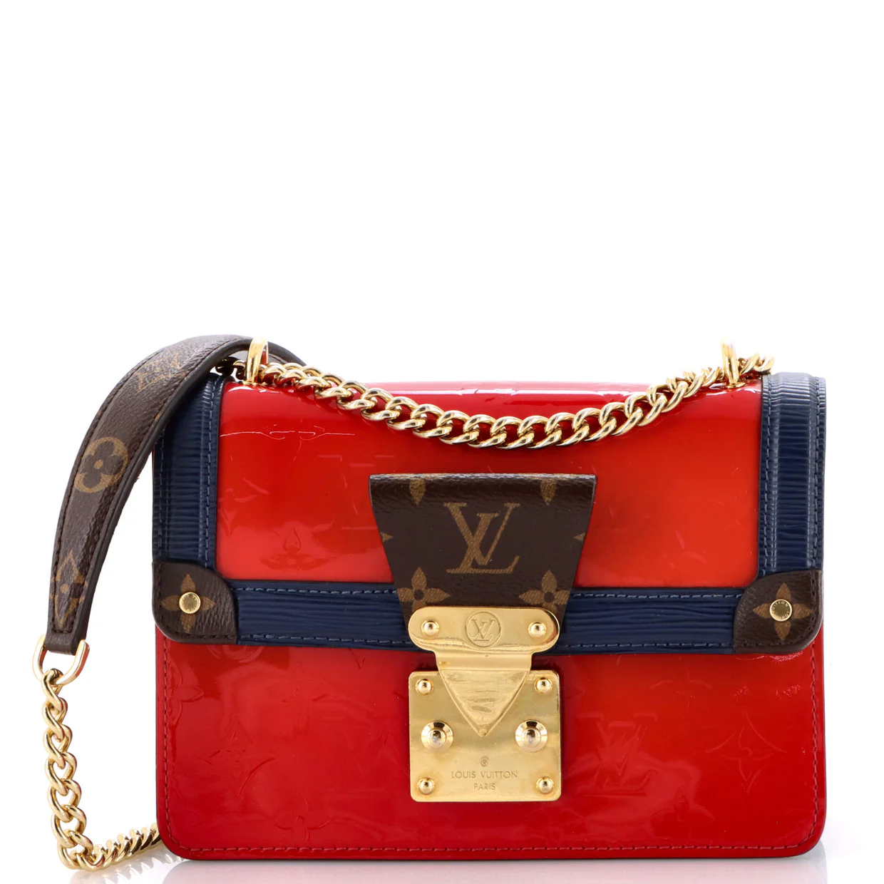 Wynwood Handbag Monogram Vernis with Monogram Canvas and Epi Leather - Deep Luxury