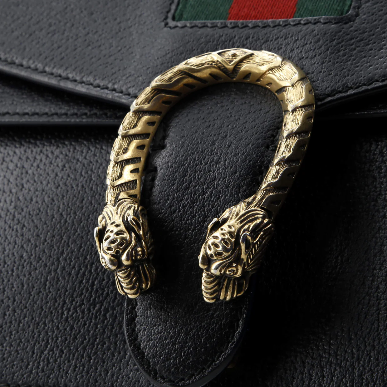 Web Dionysus Bag Leather Small - Deep Luxury