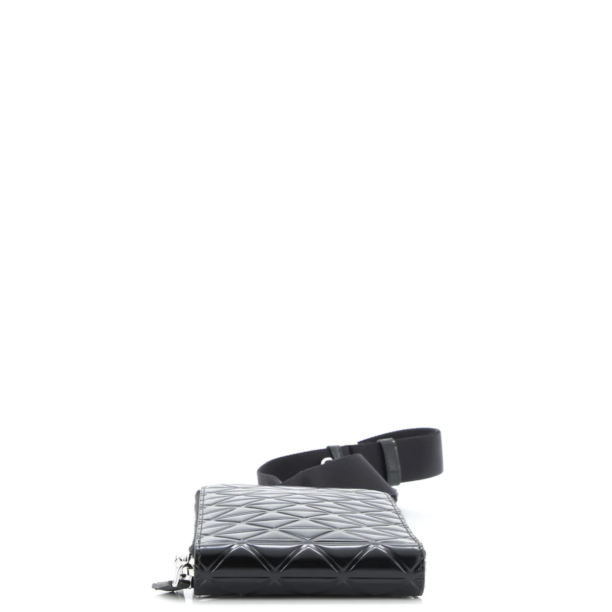 Symbole Phone Holder Crossbody Bag Embossed Leather - Deep Luxury