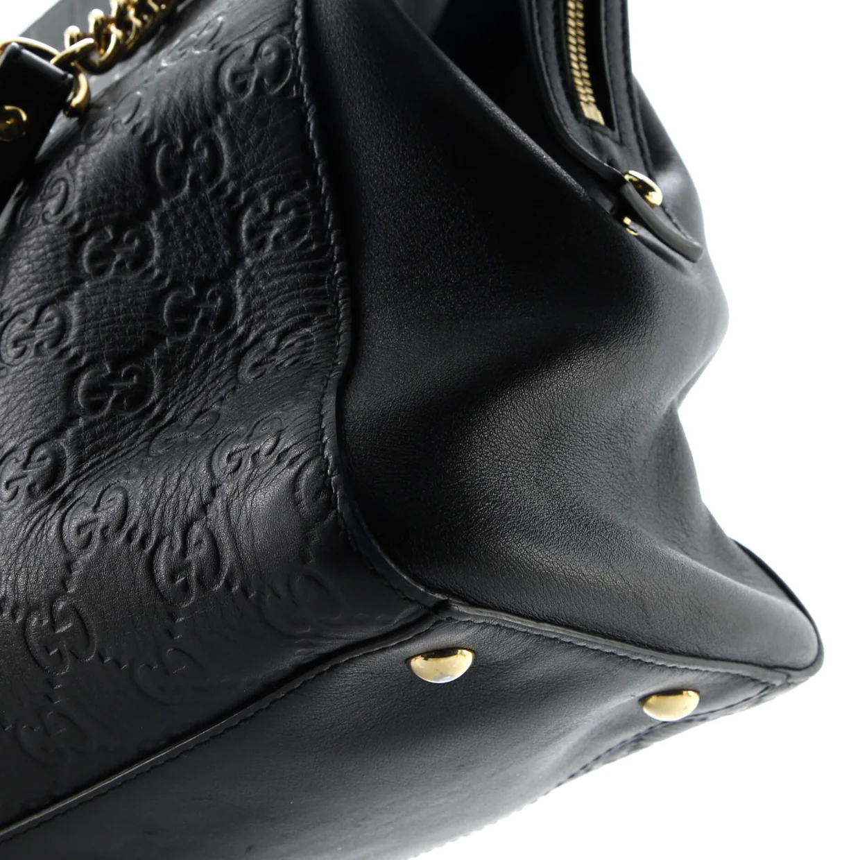 Soft Signature Shoulder Bag Guccissima Leather Large - Deep Luxury