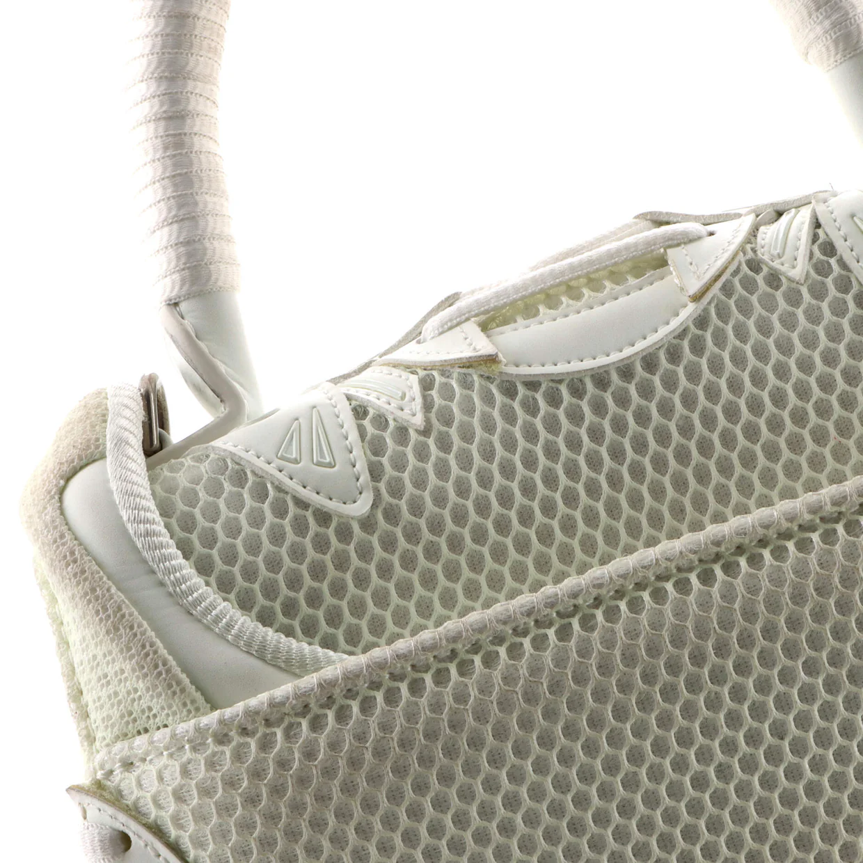 SneakerHead Top Handle Bag Mesh and Faux Leather Small - Deep Luxury