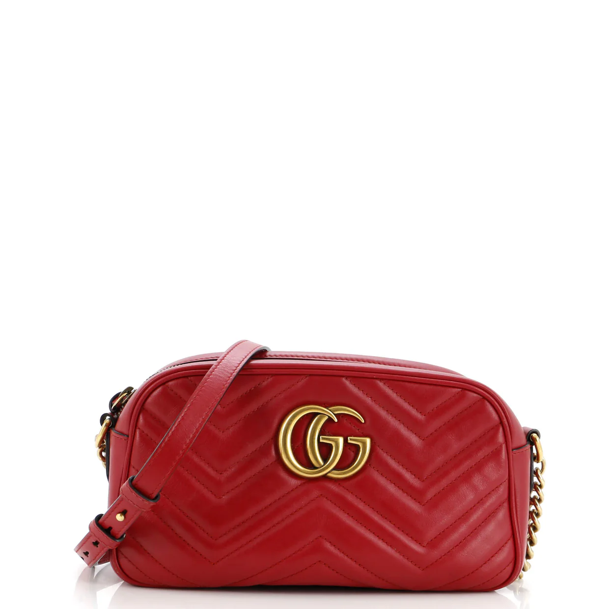 GG Marmont Shoulder Bag Matelasse Leather Small - Deep Luxury