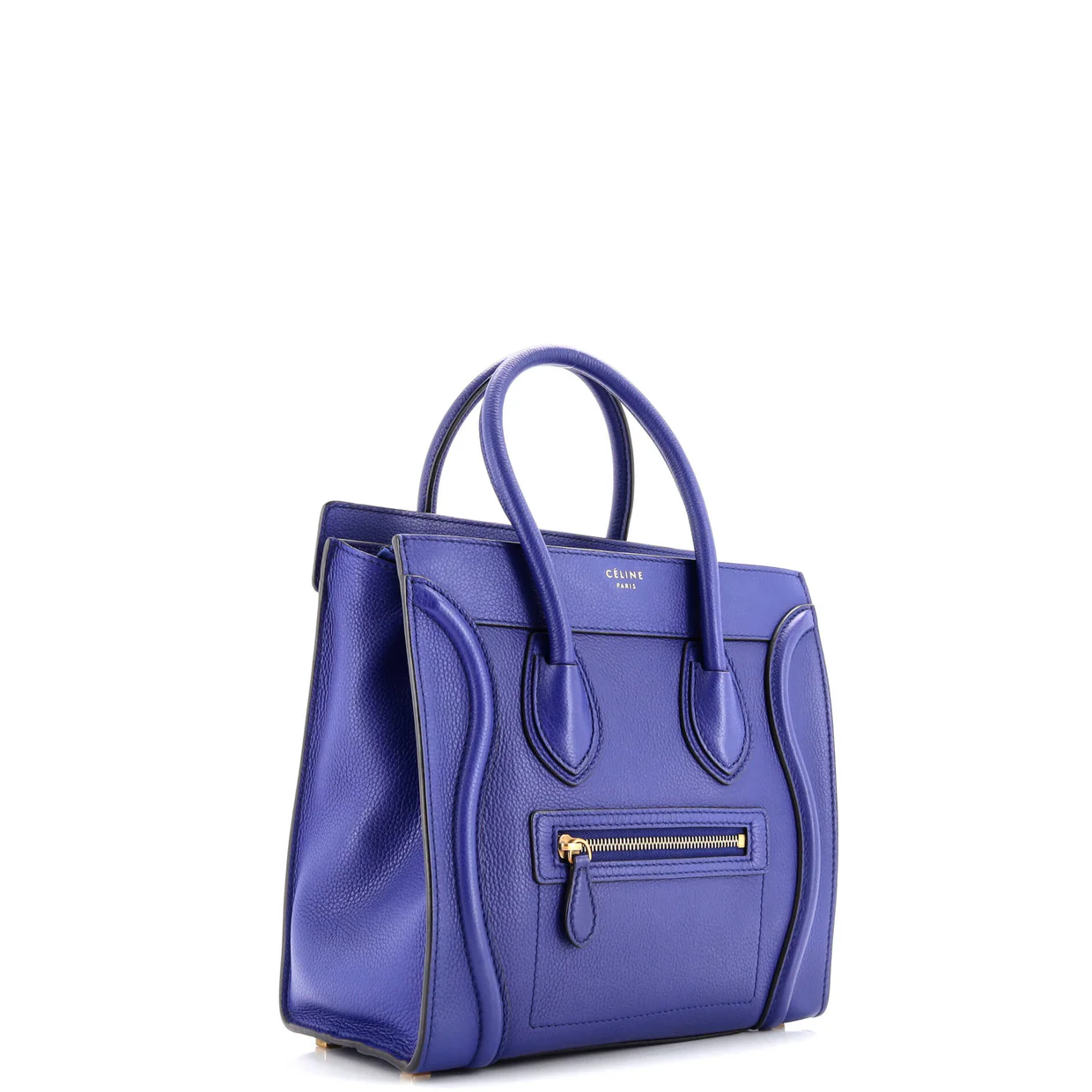 Luggage Bag Grainy Leather Micro - Deep Luxury