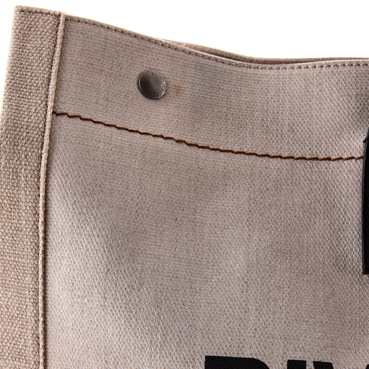Rive Gauche Shopper Tote Canvas Large - Deep Luxury