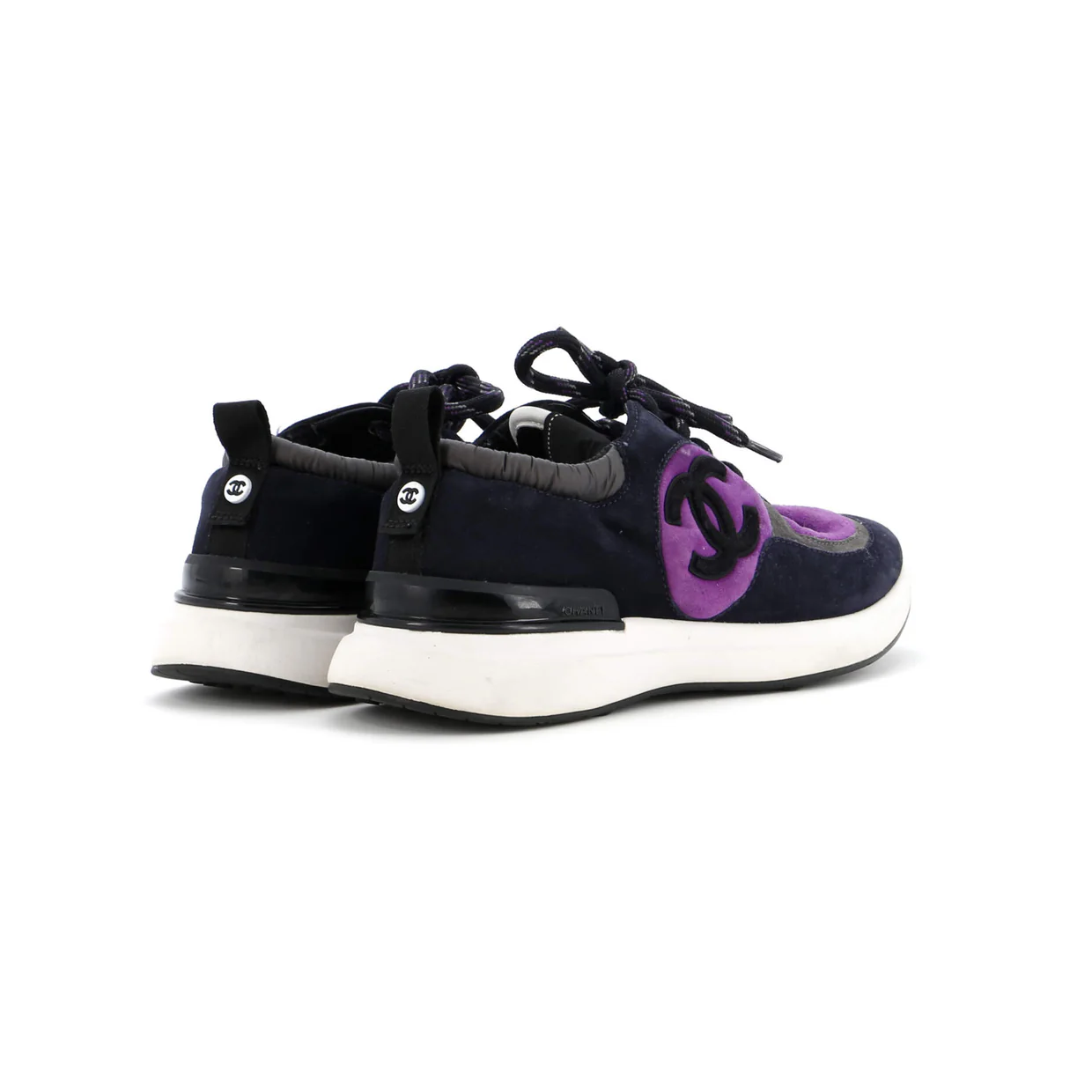 Men's CC Low-Top Sneakers Suede - Deep Luxury