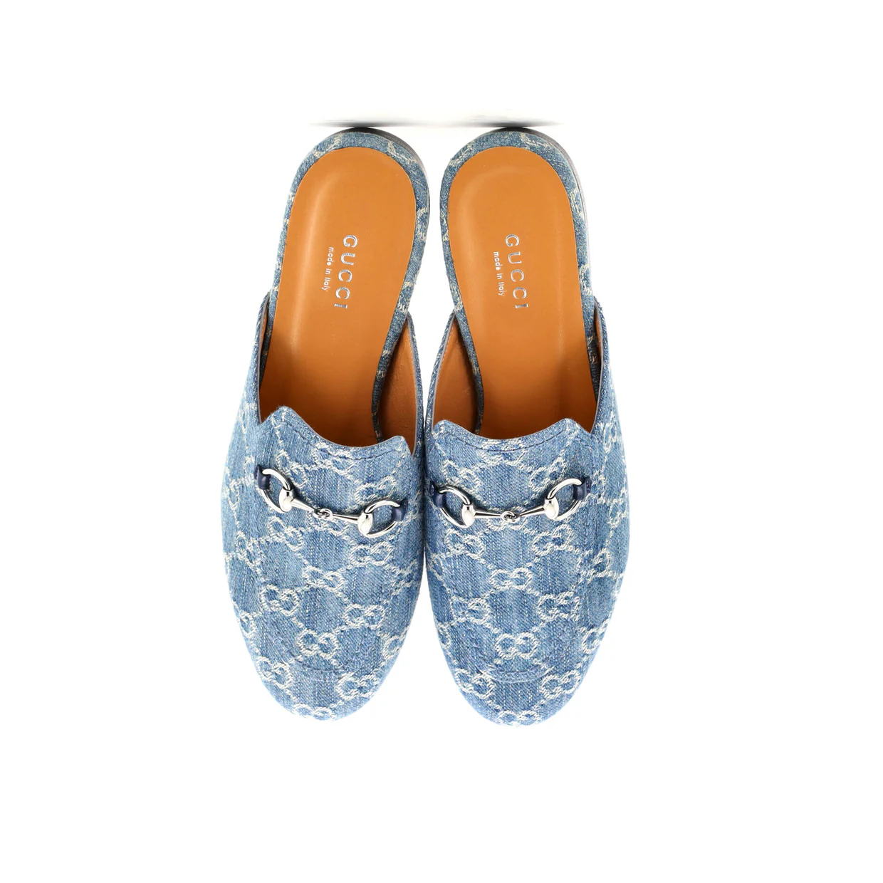 Women's Princetown Mules GG Denim - Deep Luxury