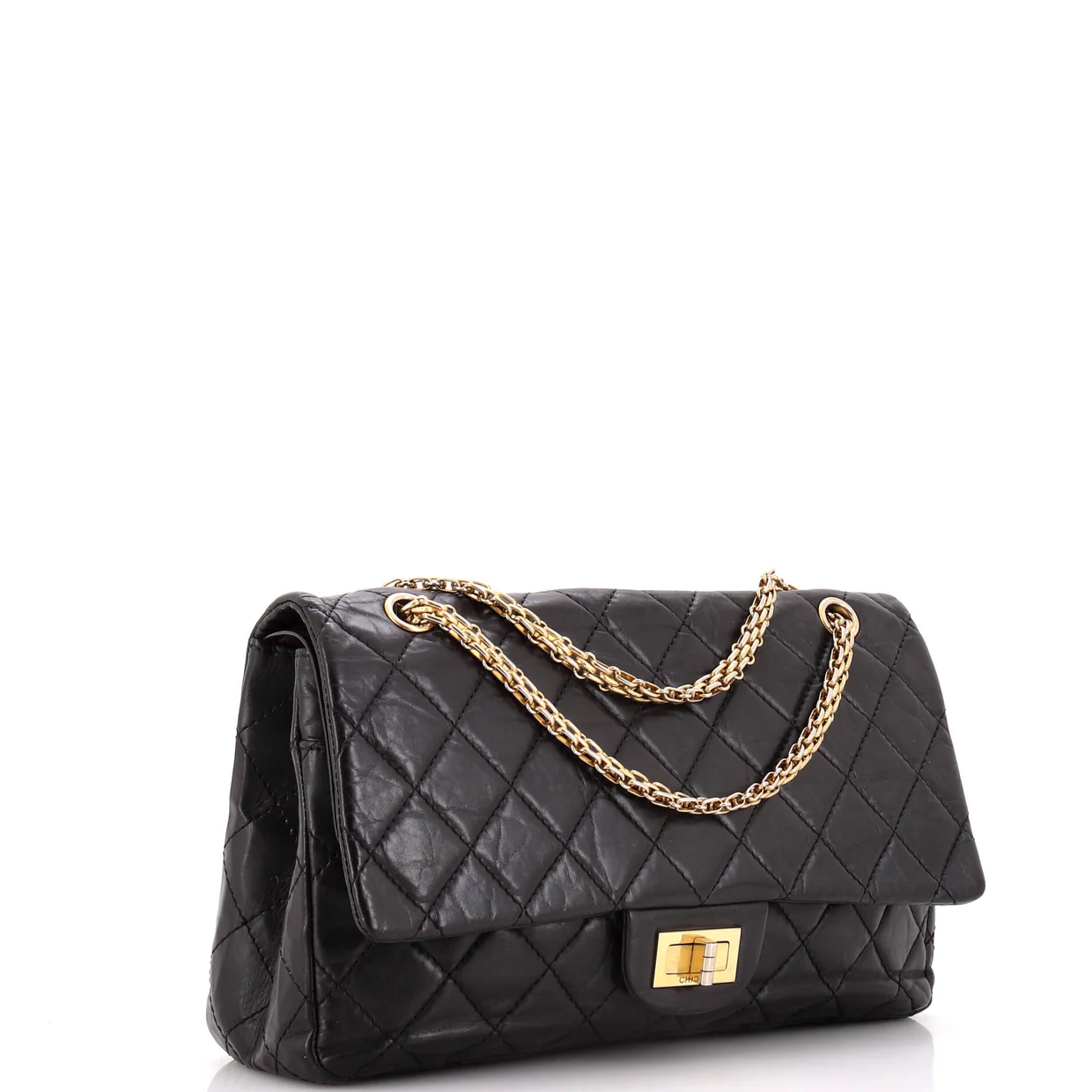 Reissue 2.55 Flap Bag Quilted Aged Calfskin 227 - Deep Luxury