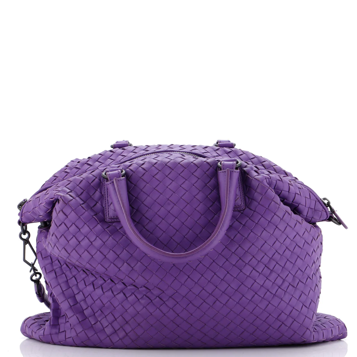 Convertible Satchel Intrecciato Nappa Medium - Deep Luxury