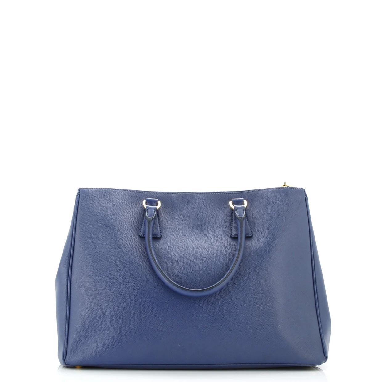 Double Zip Lux Tote Saffiano Leather Large - Deep Luxury