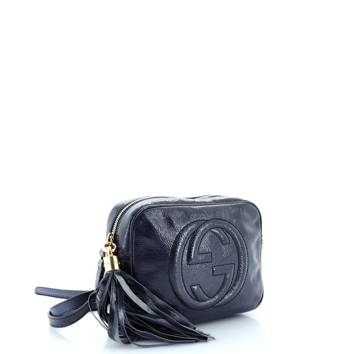 Soho Disco Crossbody Bag Patent Small - Deep Luxury