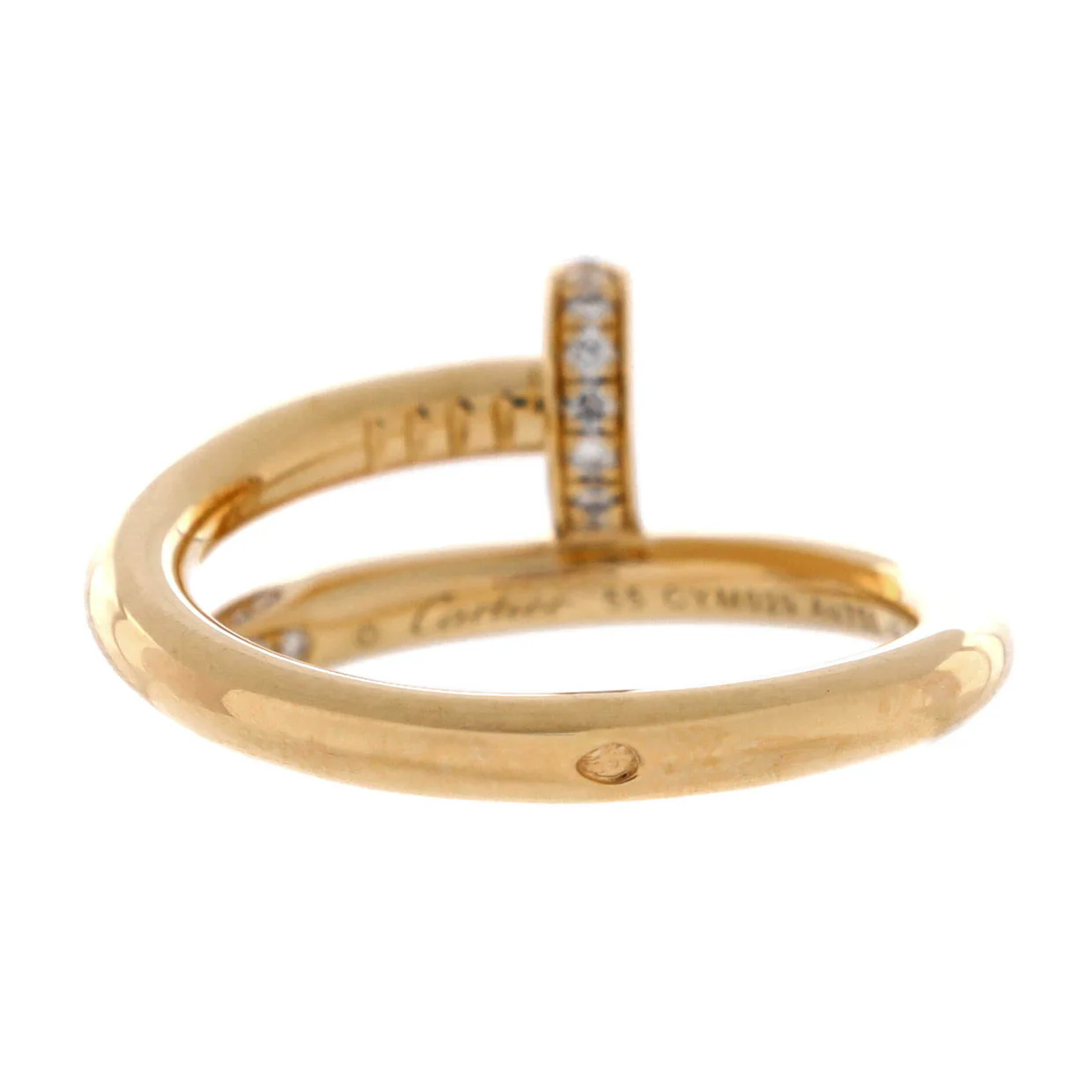 Juste un Clou Ring 18K Yellow Gold and Diamonds - Deep Luxury