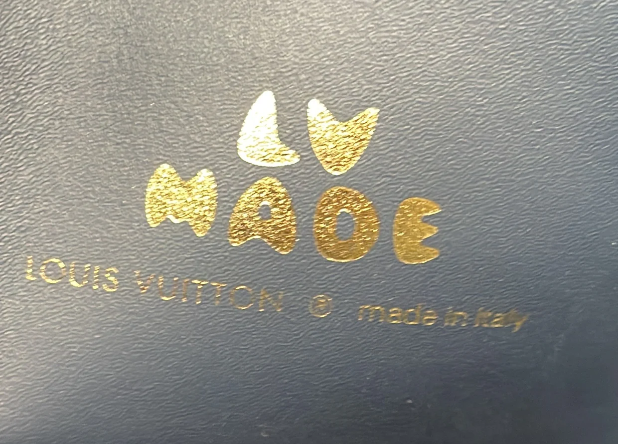 Nigo Pochette Voyage Monogram Denim and Taurillon Leather MM - Deep Luxury
