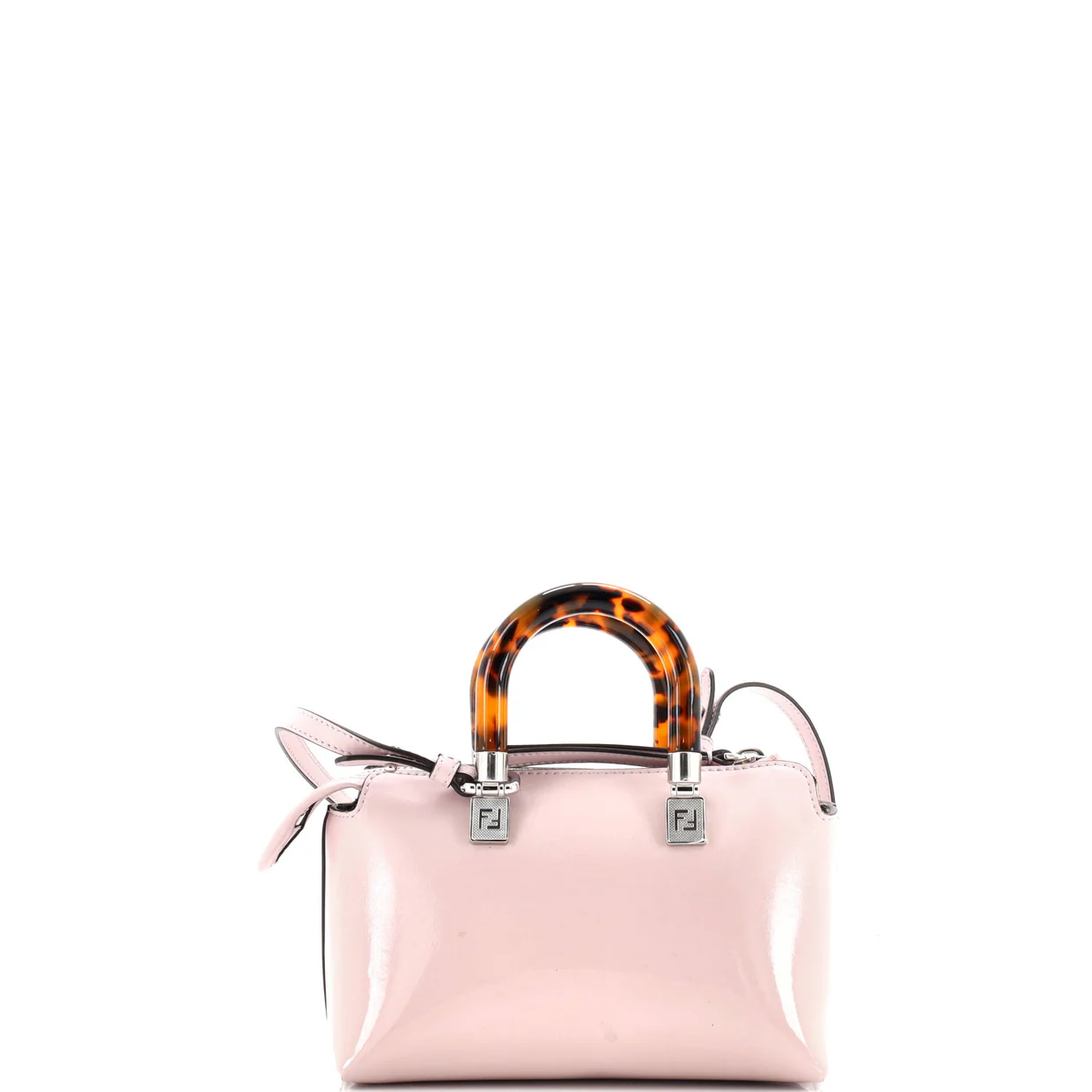 Logo By The Way Top Handle Bag Embossed Leather Mini - Deep Luxury