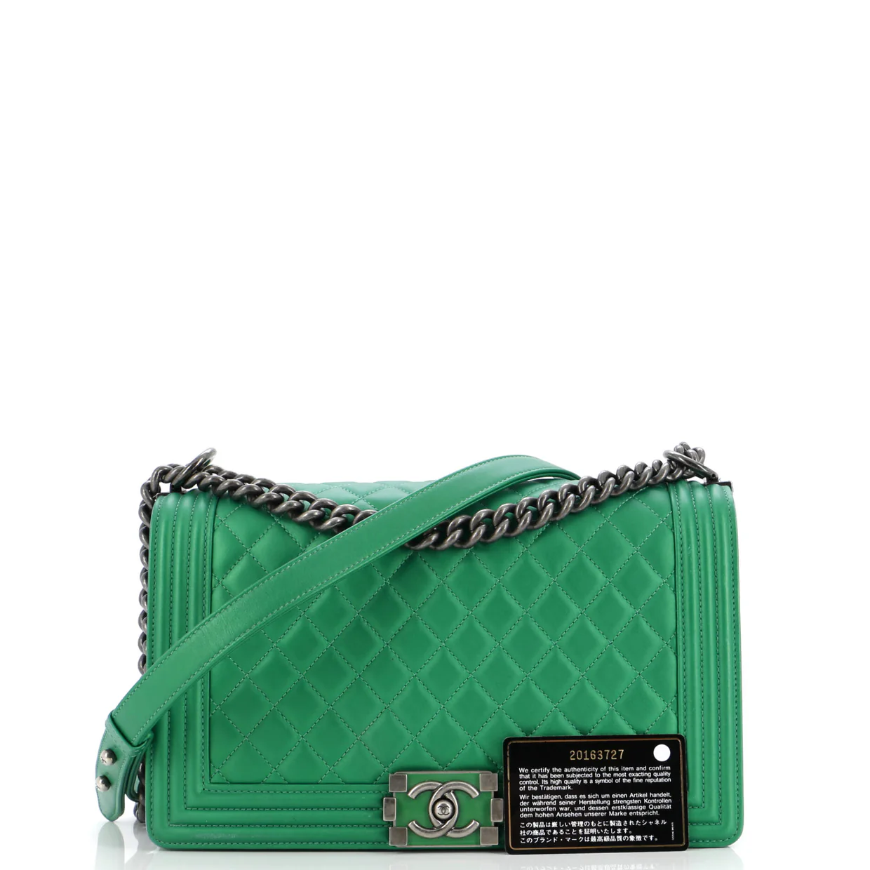 Boy Flap Bag Quilted Lambskin New Medium - Deep Luxury