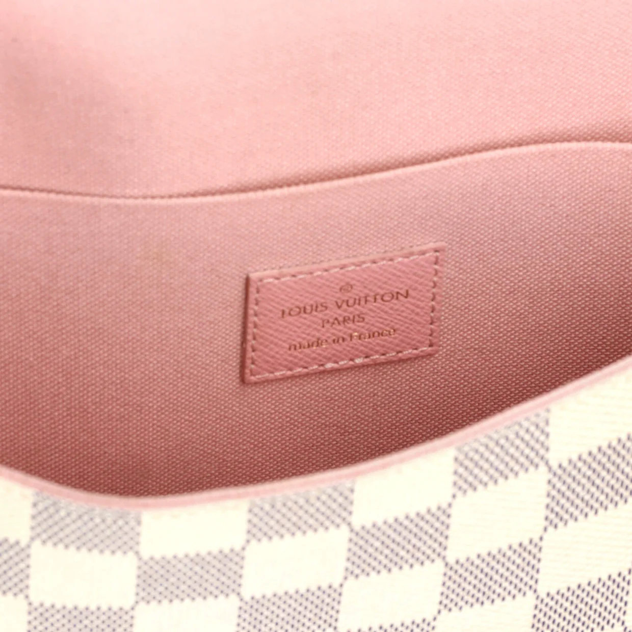 Felicie Pochette Damier and Leather - Deep Luxury