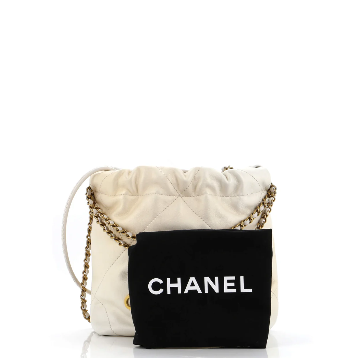 22 Chain Hobo Quilted Shaded Calfskin Mini - Deep Luxury