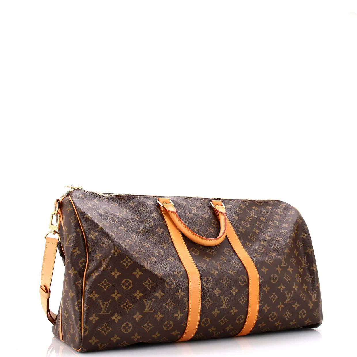 Keepall Bandouliere Bag Monogram Canvas 55 - Deep Luxury