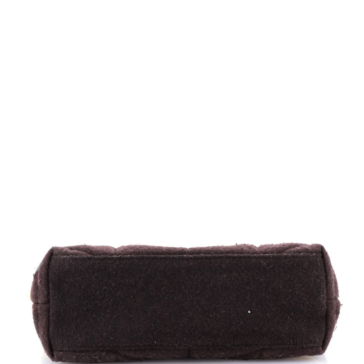 Loulou Puffer Shoulder Bag Quilted Tie Dye Wool Small - Deep Luxury