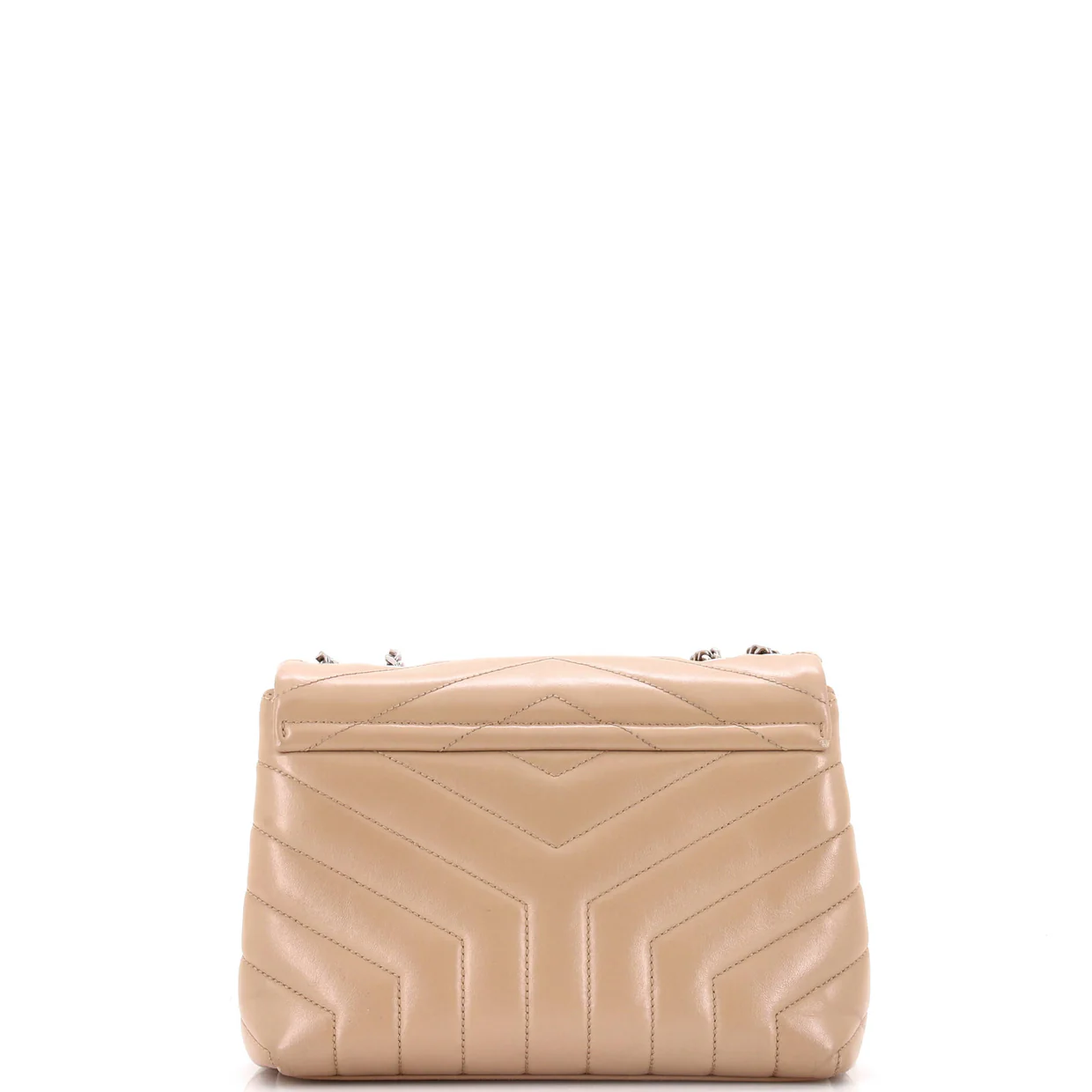 Loulou Shoulder Bag Matelasse Chevron Leather Small - Deep Luxury