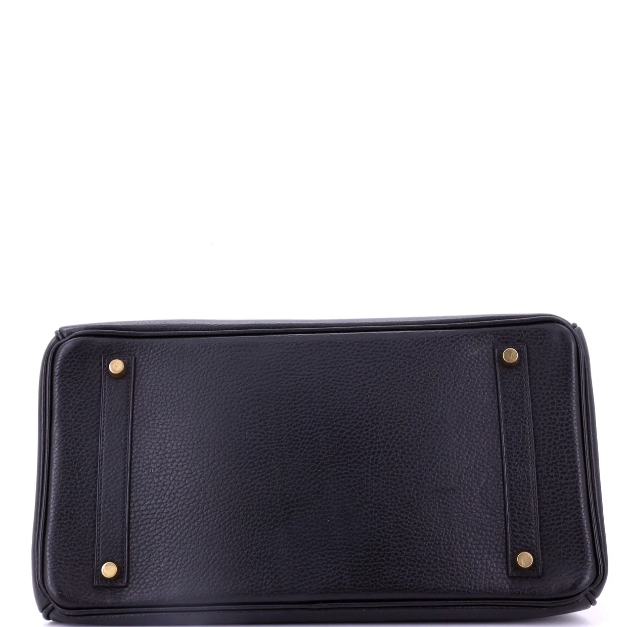 Birkin Handbag Noir Ardennes with Gold Hardware 35 - Deep Luxury