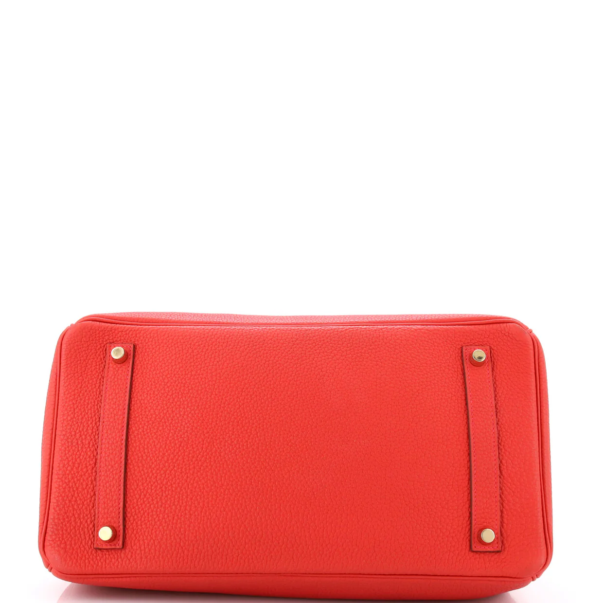 Birkin Handbag Geranium Togo with Gold Hardware 35 - Deep Luxury