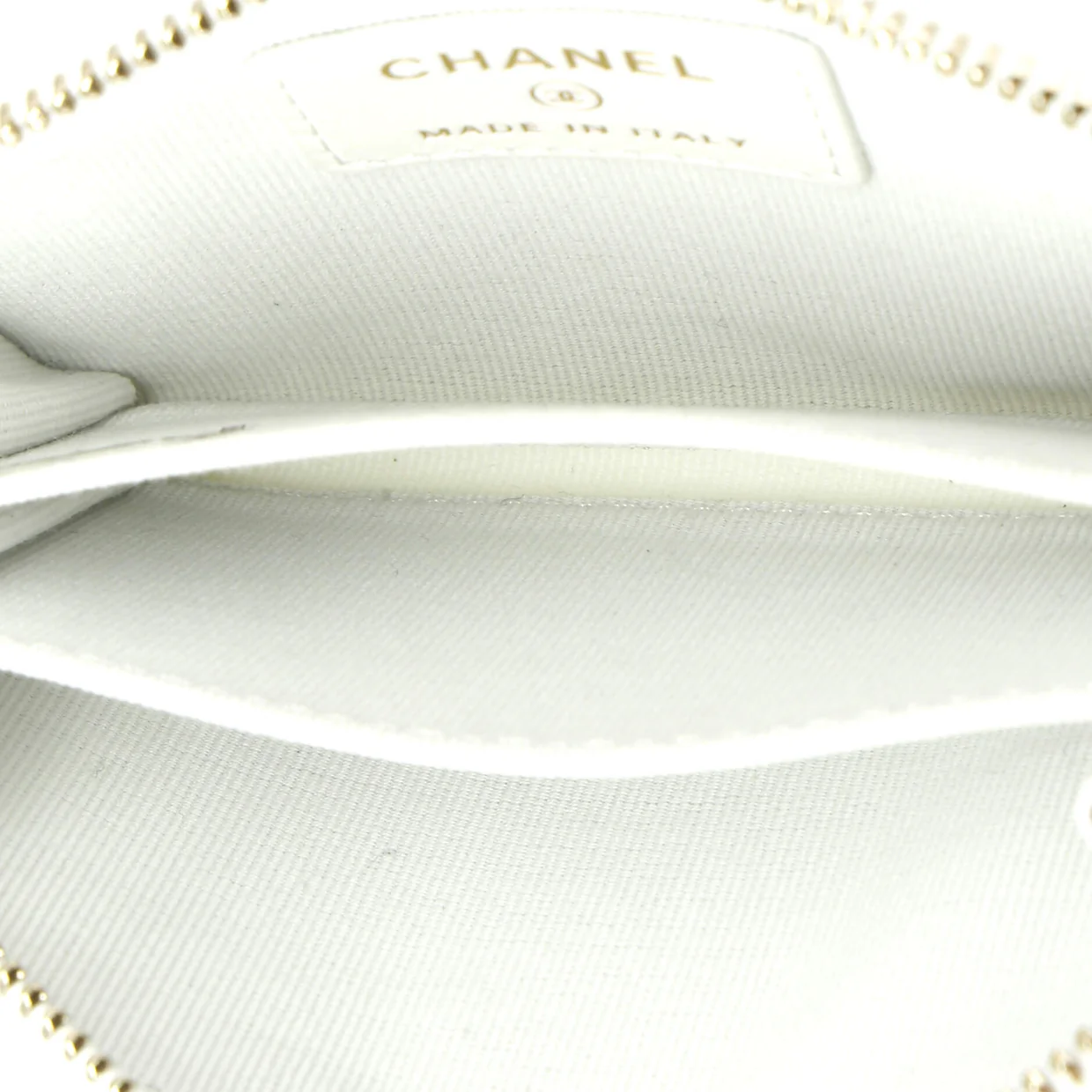 CC Zip Coin Purse Quilted Caviar Small - Deep Luxury