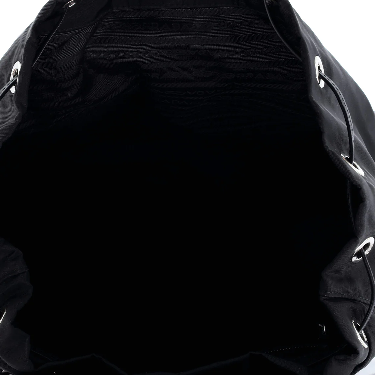New Vela Backpack Tessuto with Studded Leather - Deep Luxury