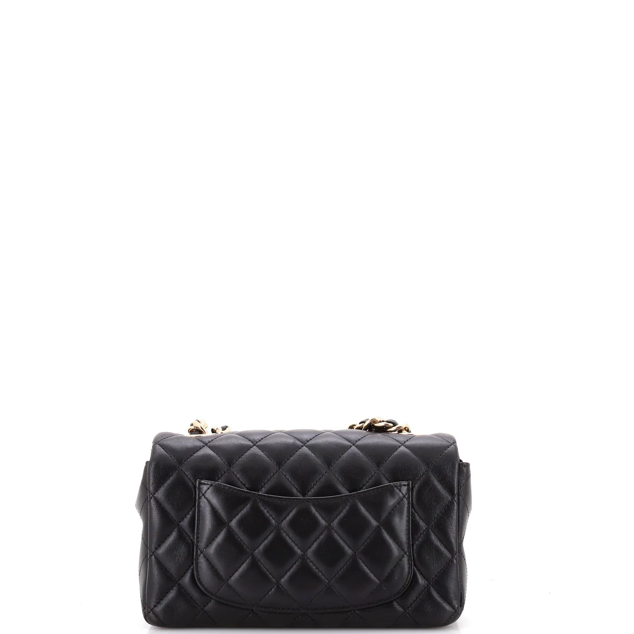 Coco Charms Classic Single Flap Bag Quilted Lambskin Mini - Deep Luxury