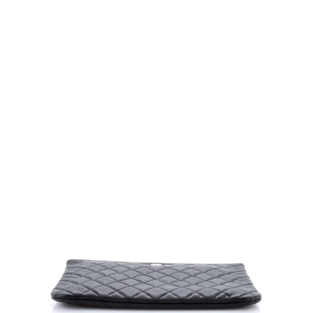 O Case Clutch Quilted Caviar Medium - Deep Luxury
