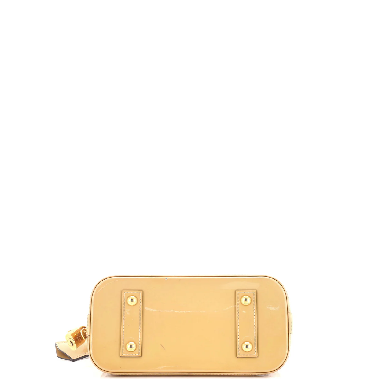 Alma Handbag Limited Edition Monogram Vernis Rayures BB - Deep Luxury