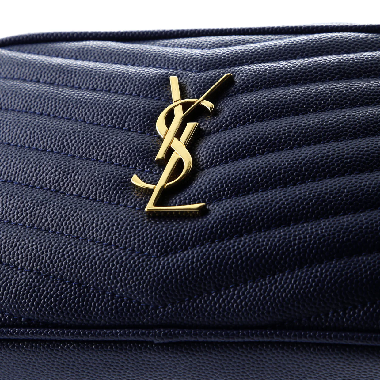 Lou Camera Bag Matelasse Chevron Leather Mini - Deep Luxury