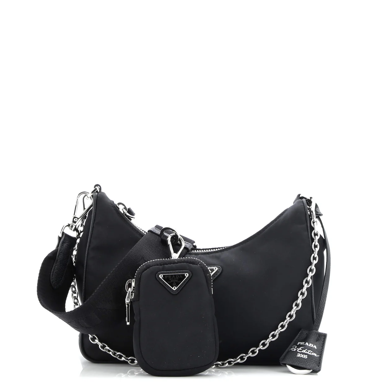 Re-Edition 2005 Shoulder Bag Tessuto Small - Deep Luxury