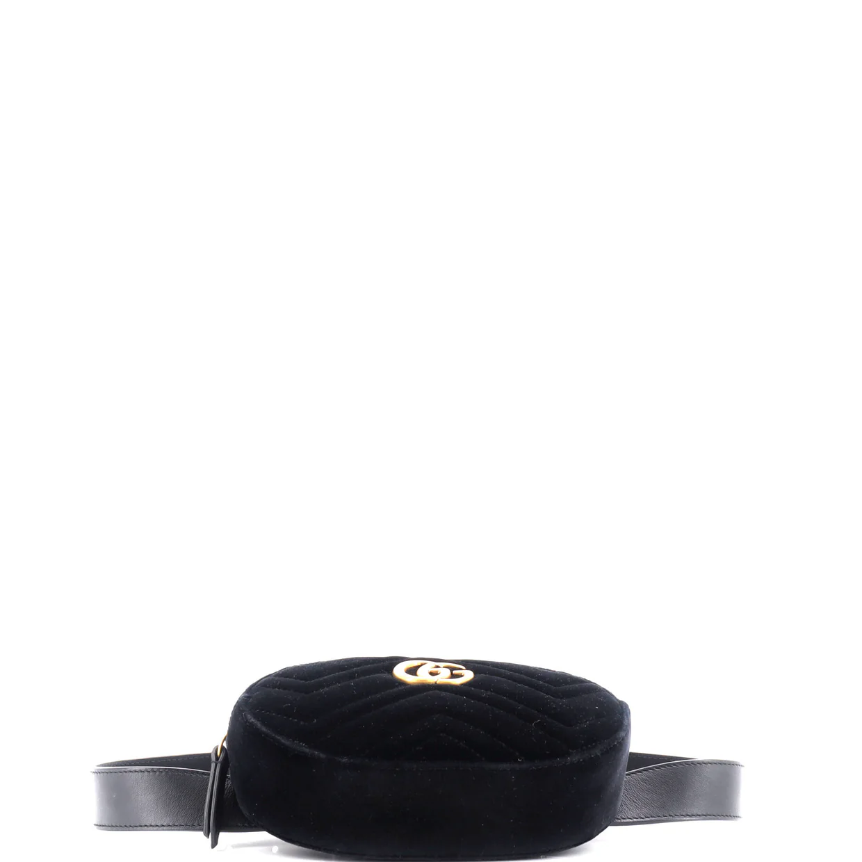 GG Marmont Belt Bag Matelasse Velvet - Deep Luxury