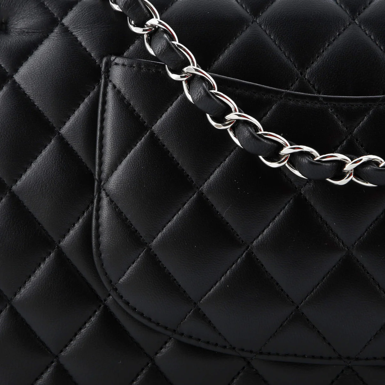 Classic Double Flap Bag Quilted Lambskin Medium - Deep Luxury
