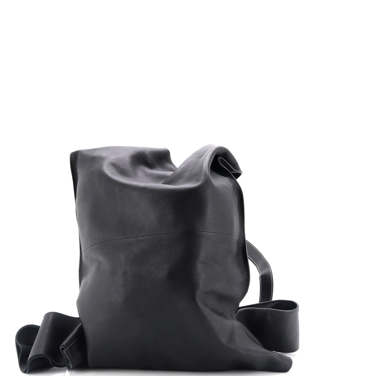 Anagram Shopper Backpack Leather - Deep Luxury