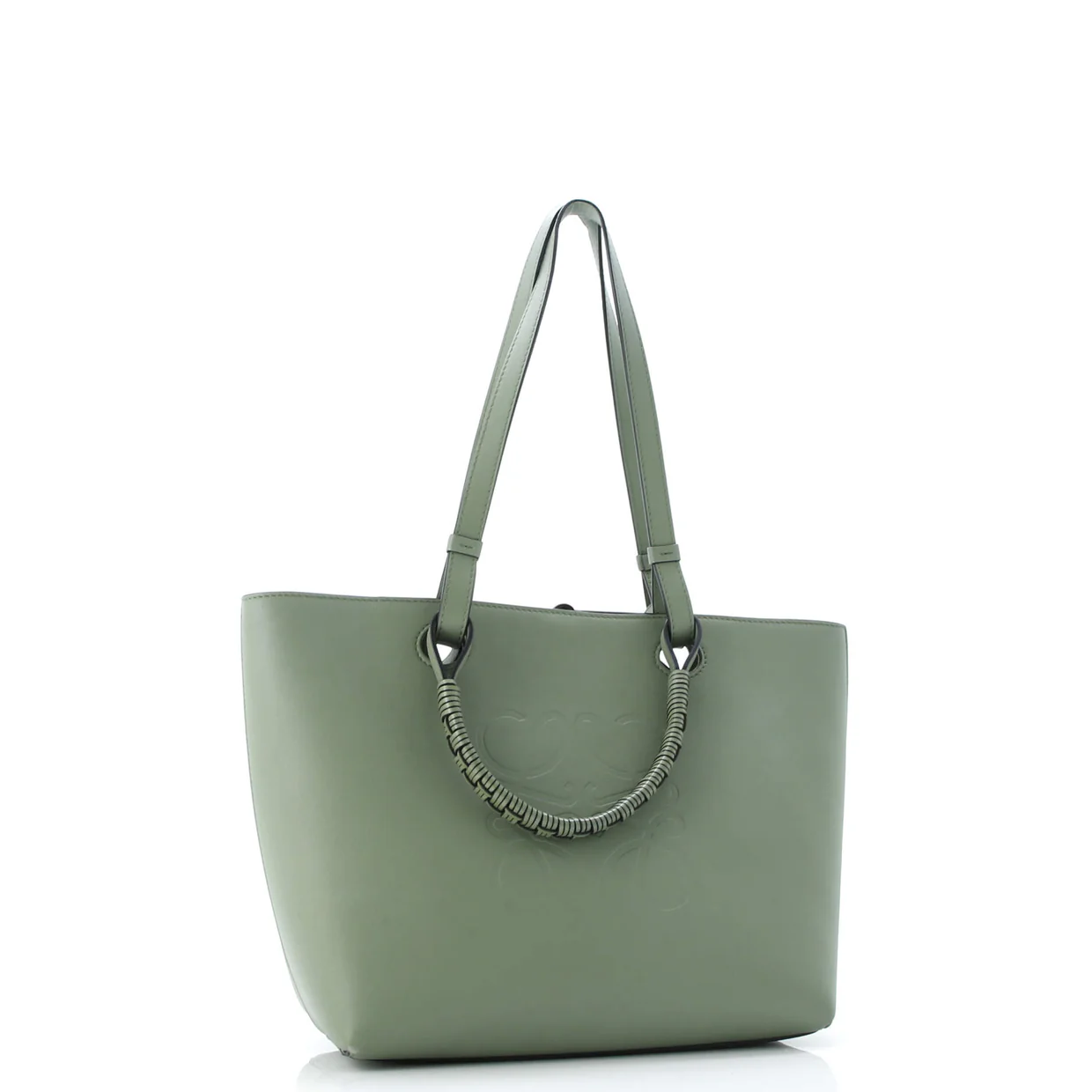Anagram Tote Leather Small - Deep Luxury
