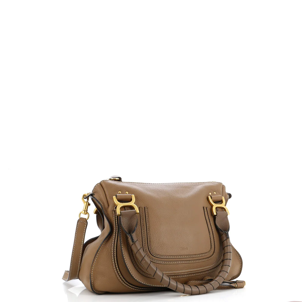 Marcie Satchel Leather Small - Deep Luxury