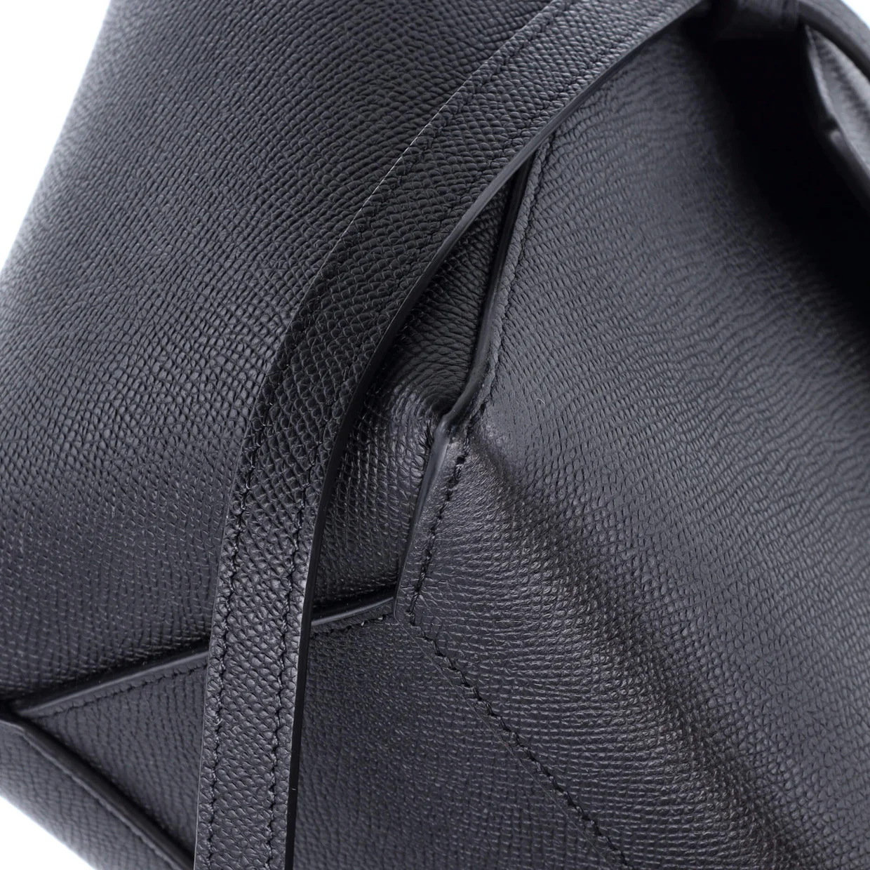 Belt Bag Textured Leather Micro - Deep Luxury