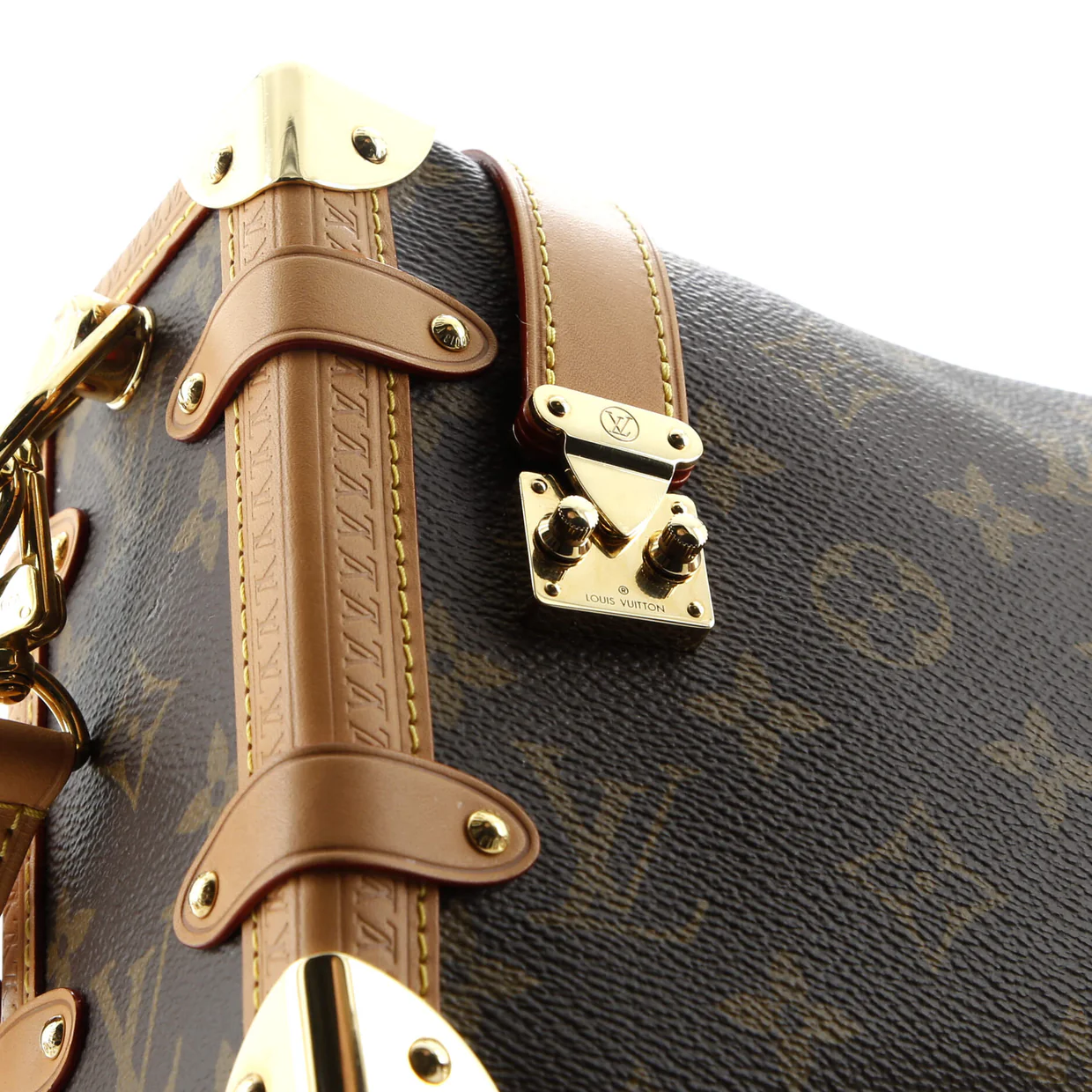 Side Trunk Handbag Monogram Canvas MM - Deep Luxury