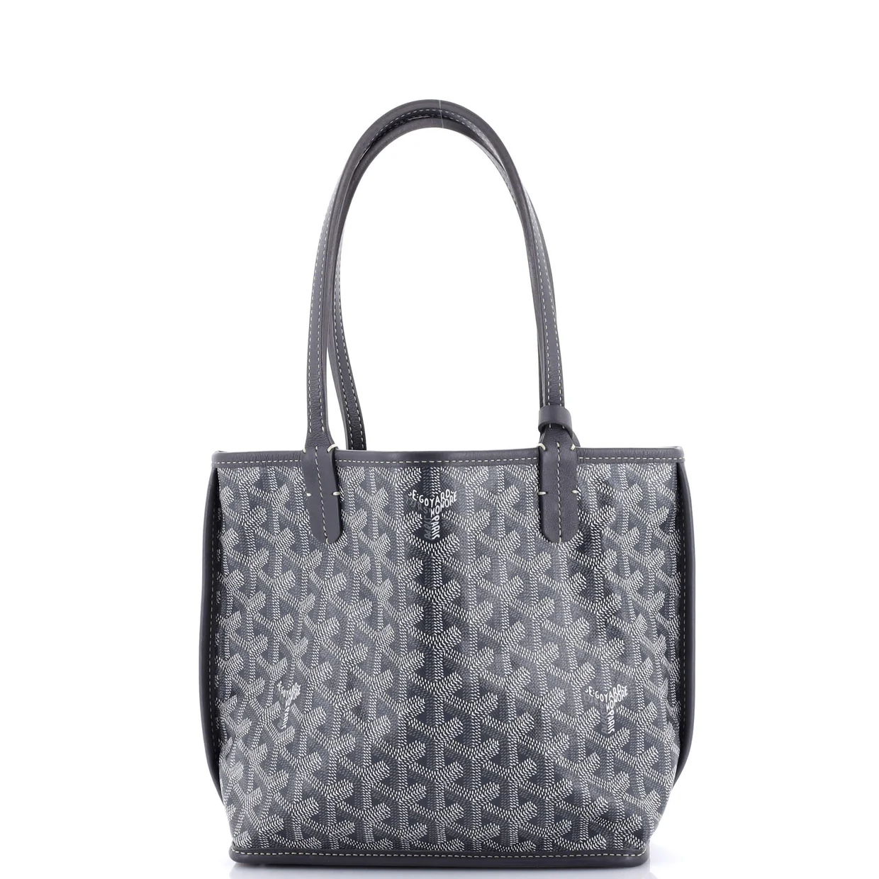Anjou Reversible Tote Coated Canvas Mini - Deep Luxury
