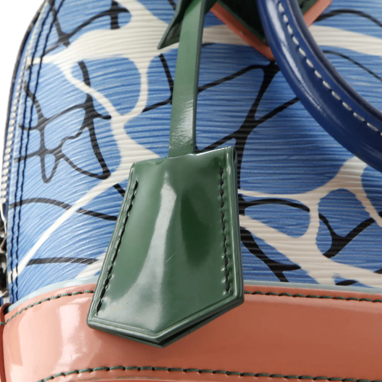 Alma Handbag Limited Edition Print Epi Leather BB - Deep Luxury